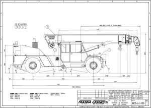 Franna MAC25 - Crane Dimensions